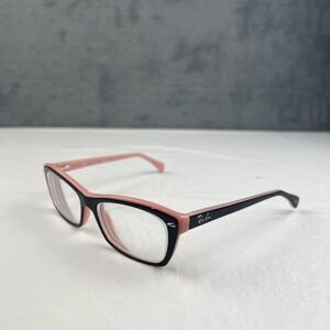 Ray-Ban RB5255 5024 Black on Pink Kids Cat Eye Eyeglasses Frame w Flexhinge 53mm